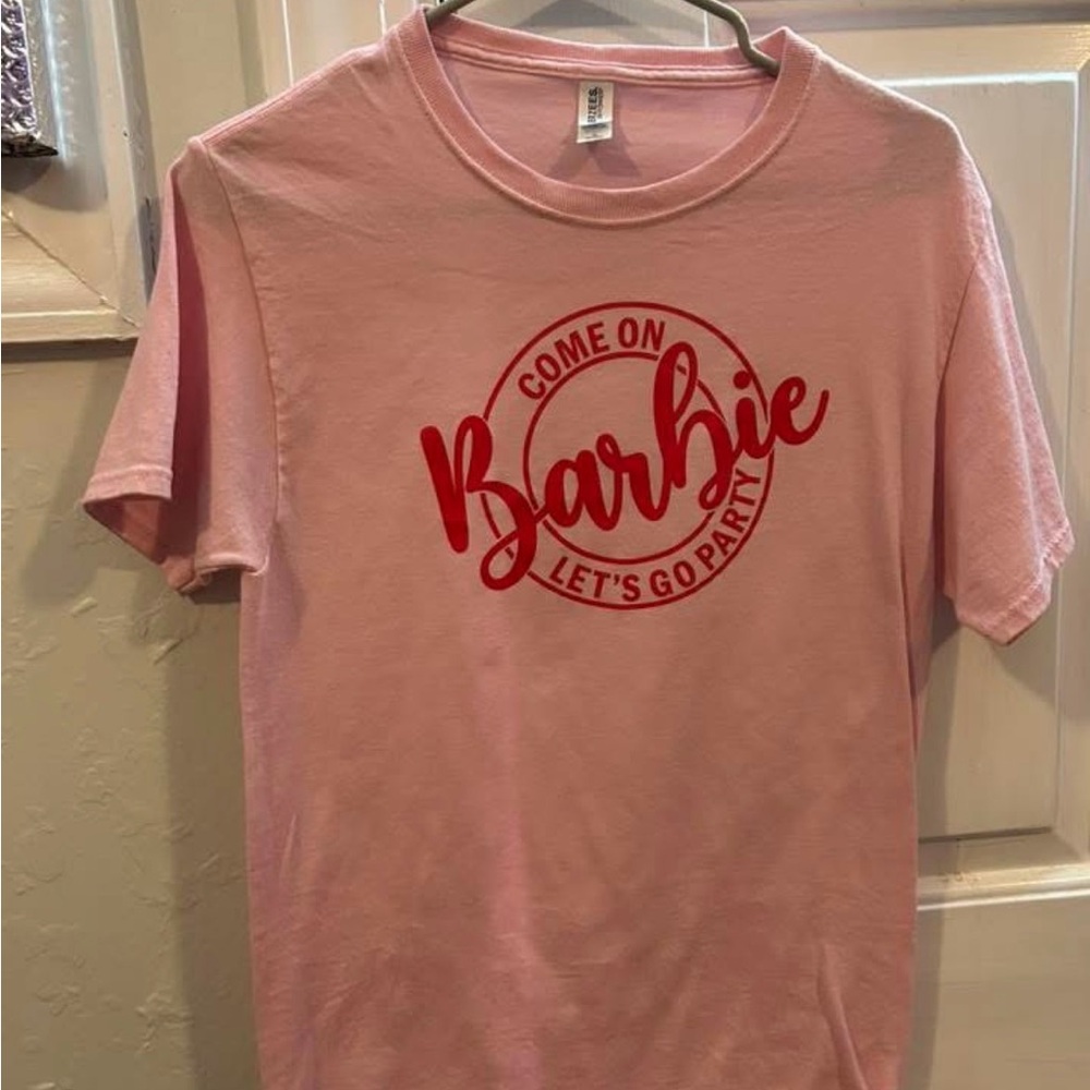 Pink Barbie Kids T-Shirt